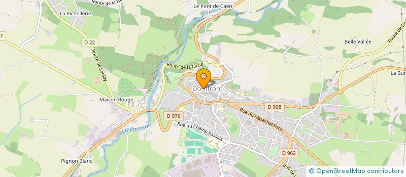 localisation de l'entreprise MONSIEUR ANDRE PIET à DOMFRONT-EN-POIRAIE