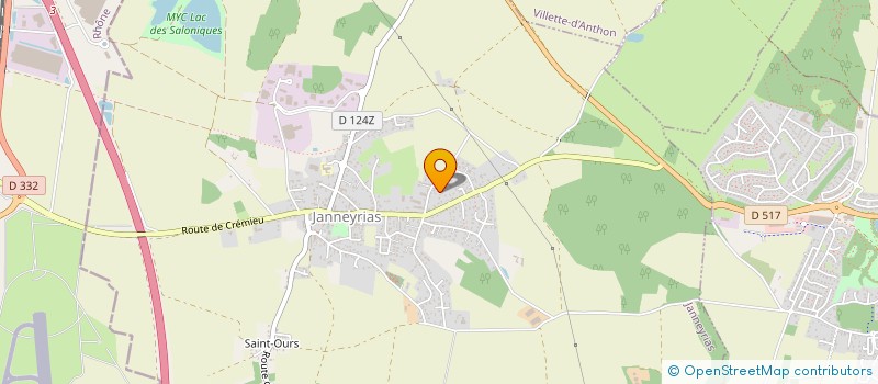 localisation de l'entreprise MONSIEUR ANDRE PINERO  VILLETTE D'ANTHON