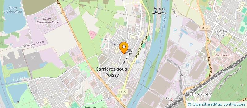 localisation de l'entreprise MONSIEUR ANDRE PINHEIRO UMBELINA  CARRIERES-SOUS-POISSY