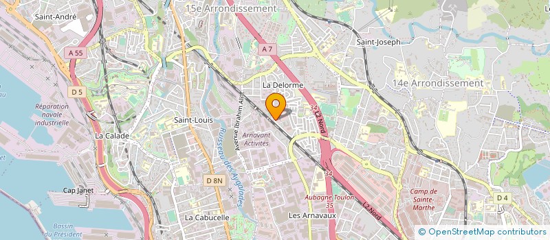 localisation de l'entreprise MONSIEUR ANDRE PIRO  MARSEILLE