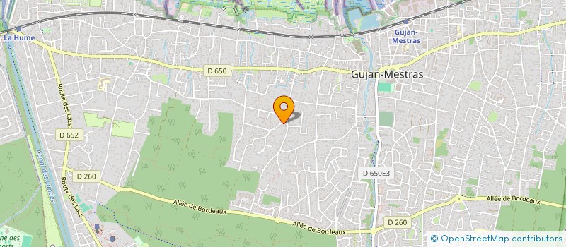 localisation de l'entreprise MONSIEUR ANDRE PISSARD  GUJAN-MESTRAS