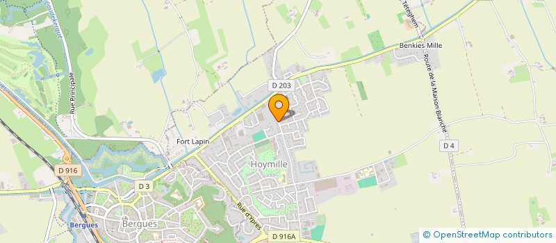 localisation de l'entreprise MONSIEUR ANDRE PITREL  HOYMILLE