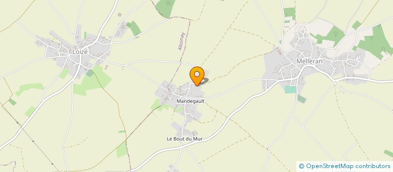 localisation de l'entreprise MONSIEUR ANDRE PIVETEAU  MELLERAN