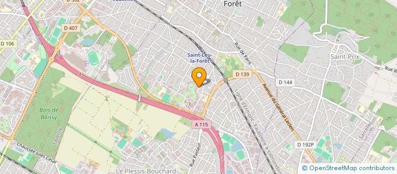 localisation de l'entreprise MONSIEUR ANDRE PLACE  SAINT-LEU-LA-FORET