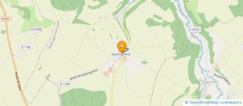 localisation de l'entreprise MONSIEUR ANDRE PLANCHENAULT  QUEMIGNY-SUR-SEINE