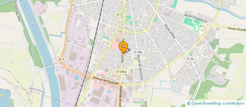 localisation de l'entreprise MONSIEUR ANDRE PLANTIN  MONTELIMAR