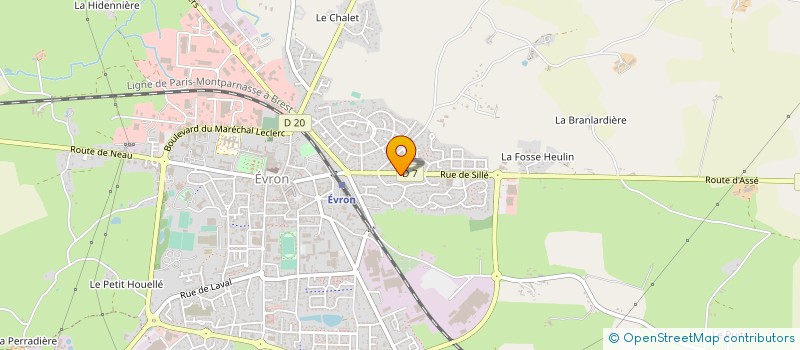 localisation de l'entreprise MONSIEUR ANDRE PLARD  EVRON