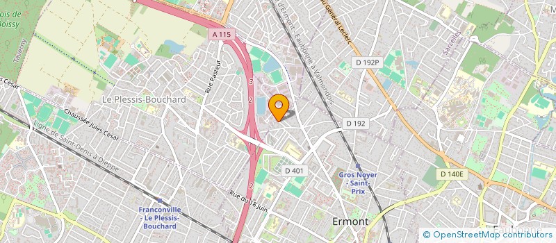 localisation de l'entreprise MONSIEUR ANDRE PLENIER  ERMONT