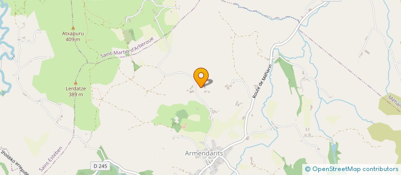 localisation de l'entreprise MONSIEUR ANDRE POCHULUBERRY à ARMENDARITS