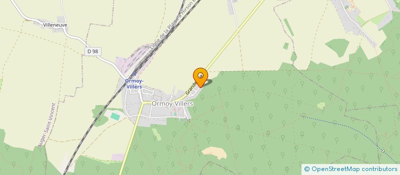 localisation de l'entreprise MONSIEUR ANDRE POIDEVIN à ORMOY-VILLERS