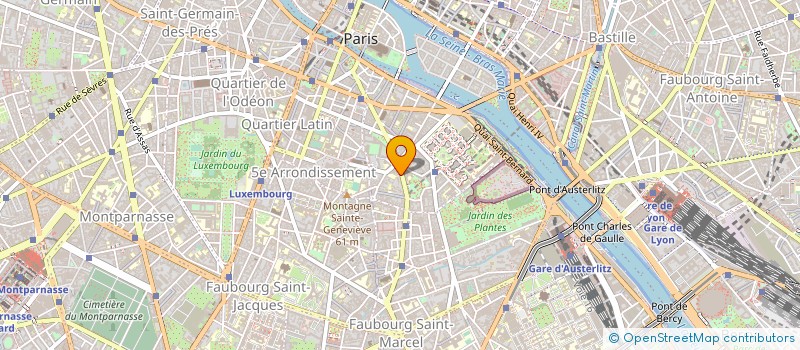 localisation de l'entreprise MONSIEUR ANDRE POISSIER à PARIS