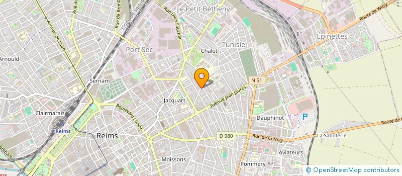 localisation de l'entreprise MONSIEUR ANDRE POLIDORI à REIMS