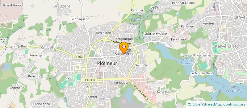localisation de l'entreprise MONSIEUR ANDRE PONDAVEN à PLOEMEUR