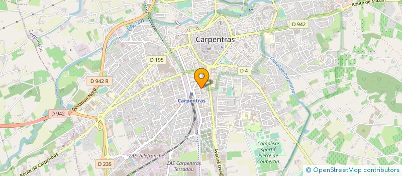 localisation de l'entreprise MONSIEUR ANDRE PONS  CARPENTRAS