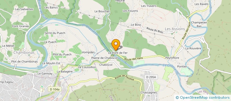 localisation de l'entreprise MONSIEUR ANDRE PORTEFAIX  SAINTE-MARGUERITE-LAFIGERE