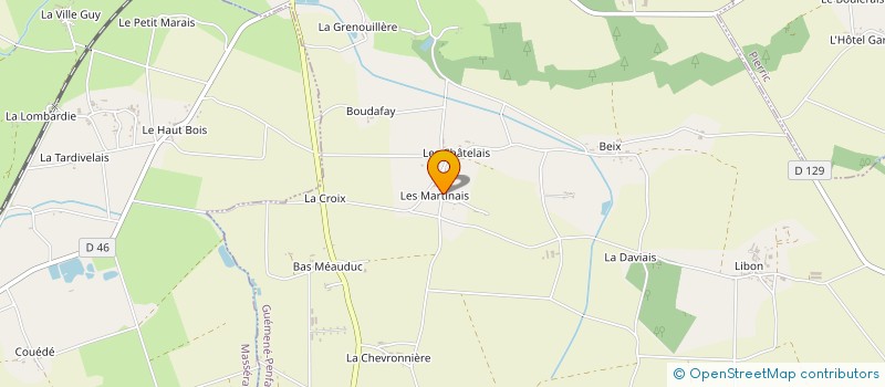 localisation de l'entreprise MONSIEUR ANDRE POTIN  GUEMENE-PENFAO