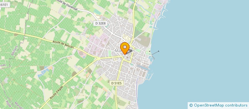 localisation de l'entreprise MONSIEUR ANDRE POUGET à MARSEILLAN