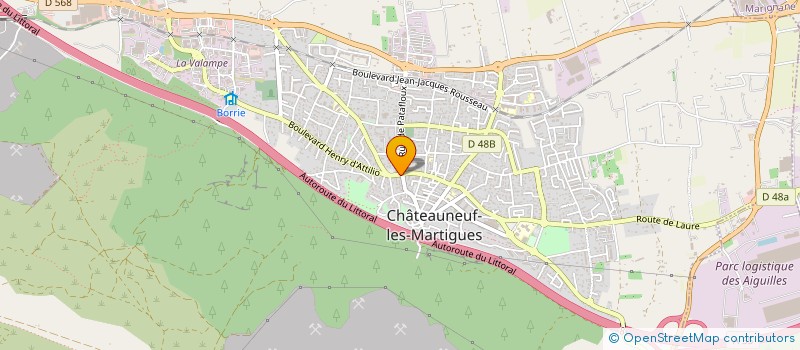 localisation de l'entreprise MONSIEUR ANDRE POURCEL à CHATEAUNEUF-LES-MARTIGUES