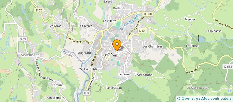localisation de l'entreprise MONSIEUR ANDRE POUYOT à COURS