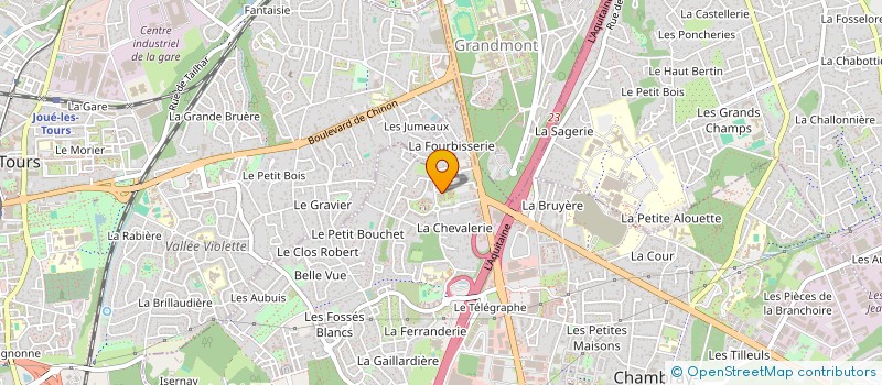 localisation de l'entreprise MONSIEUR ANDRE POYER à CHAMBRAY-LES-TOURS