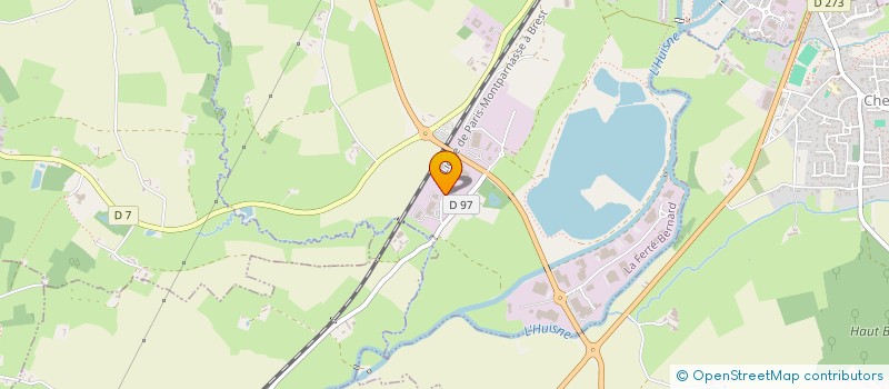 localisation de l'entreprise MONSIEUR ANDRE PRINCE  LA FERTE BERNARD