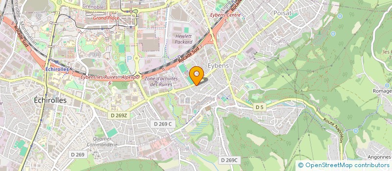 localisation de l'entreprise MONSIEUR ANDRE PROST  EYBENS