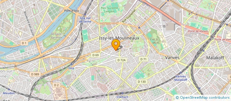 localisation de l'entreprise MONSIEUR ANDRE PUGIN à ISSY LES MOULINEAUX