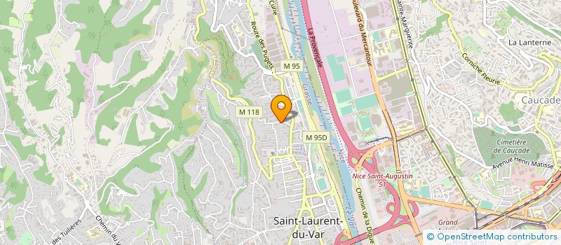 localisation de l'entreprise MONSIEUR ANDRE QUATTRUCCI à SAINT-LAURENT-DU-VAR