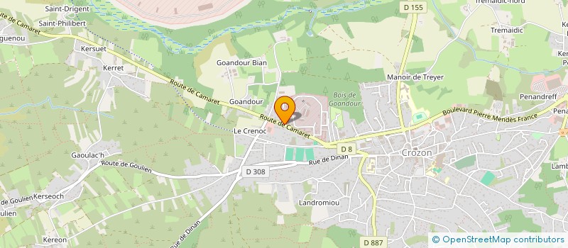 localisation de l'entreprise MONSIEUR ANDRE QUEFFELEC à CROZON