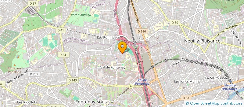 localisation de l'entreprise MONSIEUR ANDRE QUEMON à FONTENAY-SOUS-BOIS