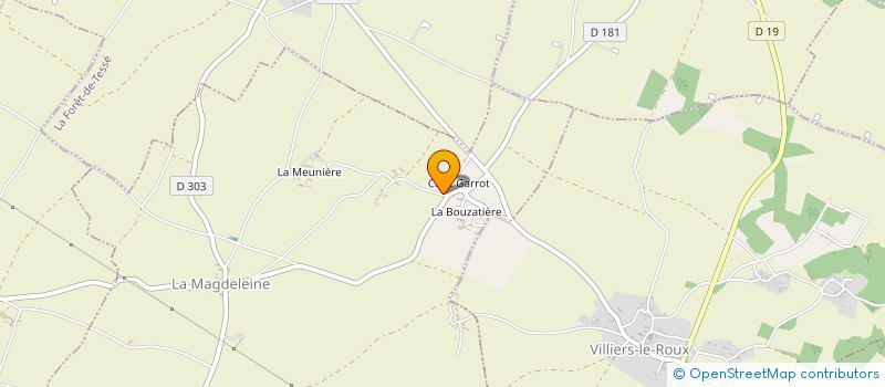 localisation de l'entreprise MONSIEUR ANDRE QUERON à LA MAGDELEINE