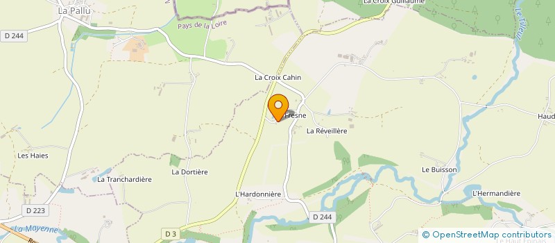 localisation de l'entreprise MONSIEUR ANDRE QUESNE à SAINT-CALAIS-DU-DESERT