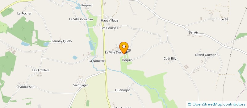 localisation de l'entreprise MONSIEUR ANDRE QUINIO  MENEAC