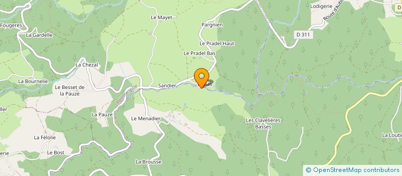 localisation de l'entreprise MONSIEUR ANDRE QUIQUANDON  AUGEROLLES