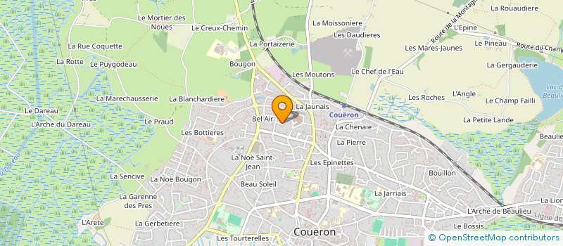 localisation de l'entreprise MONSIEUR ANDRE RADIGOIS à COUERON