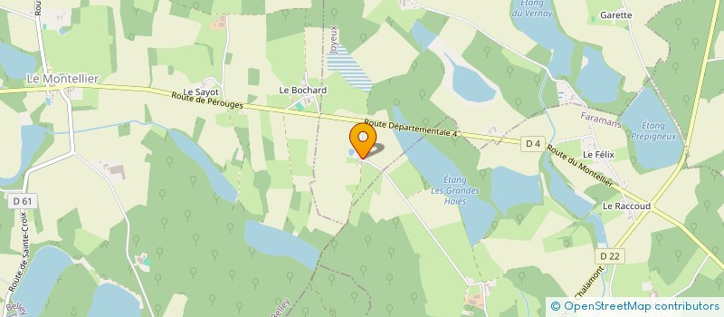 localisation de l'entreprise MONSIEUR ANDRE RADISSON  LE MONTELLIER