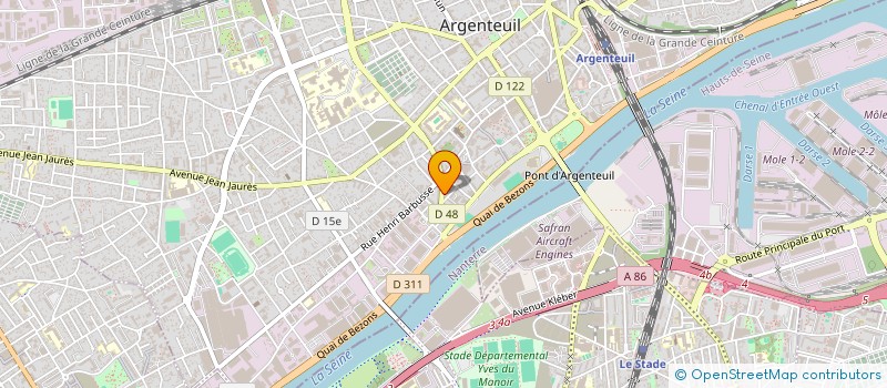 localisation de l'entreprise MONSIEUR ANDRE RAFALIMANANA à ARGENTEUIL