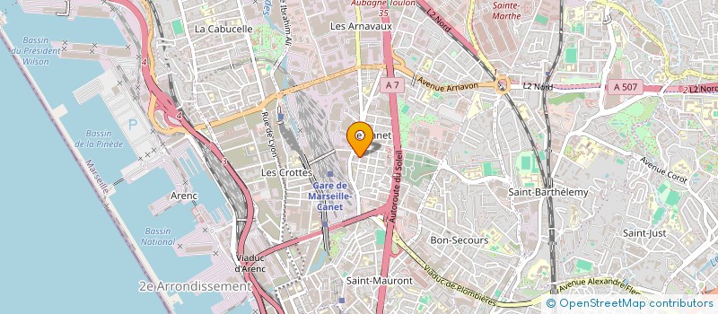 localisation de l'entreprise MONSIEUR ANDRE RAFFAELLI à MARSEILLE