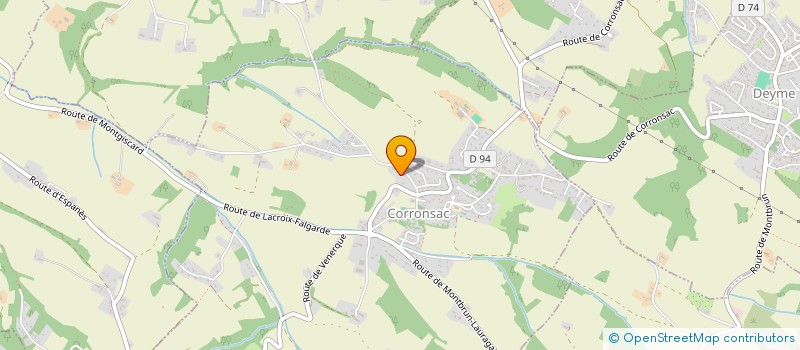 localisation de l'entreprise MONSIEUR ANDRE RAMADE à CORRONSAC