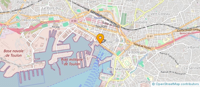 localisation de l'entreprise MONSIEUR ANDRE RAMONET à TOULON