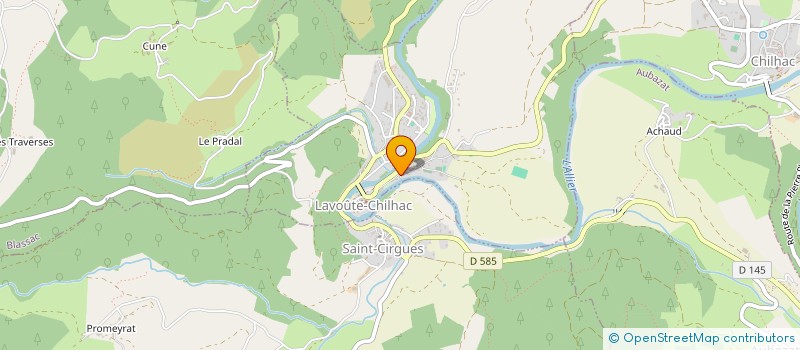 localisation de l'entreprise MONSIEUR ANDRE RAMOS  CHILHAC