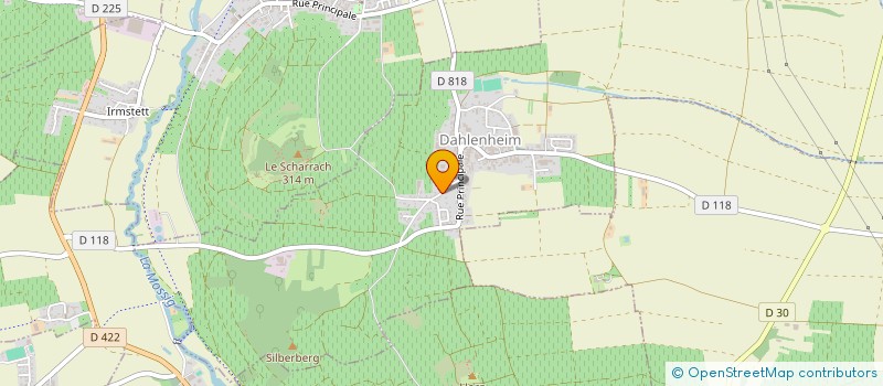 localisation de l'entreprise MONSIEUR ANDRE RAMSPACHER  HOHENGFT