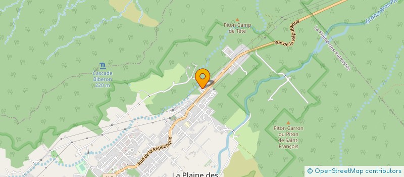 localisation de l'entreprise MONSIEUR ANDRE RASSABY  LA PLAINE-DES-PALMISTES