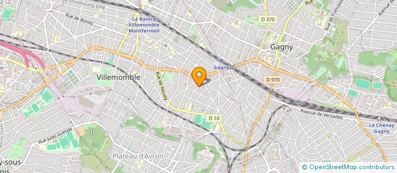 localisation de l'entreprise MONSIEUR ANDRE RAUCH à VILLEMOMBLE