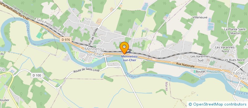 localisation de l'entreprise MONSIEUR ANDRE RAULT  MENNETOU-SUR-CHER