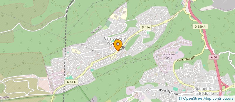 localisation de l'entreprise MONSIEUR ANDRE RAVEL  CARNOUX EN PROVENCE
