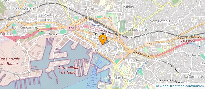localisation de l'entreprise MONSIEUR ANDRE RAVEL à TOULON