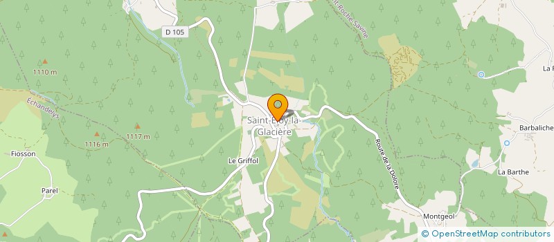 localisation de l'entreprise MONSIEUR ANDRE RAYMOND  LE MONESTIER