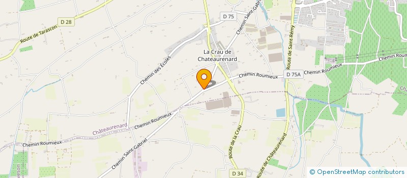 localisation de l'entreprise MONSIEUR ANDRE RAYMOND à CHATEAURENARD