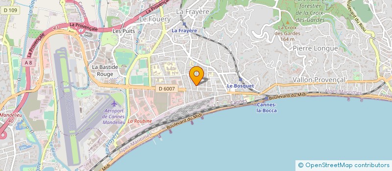 localisation de l'entreprise MONSIEUR ANDRE RAYNAUD à CANNES